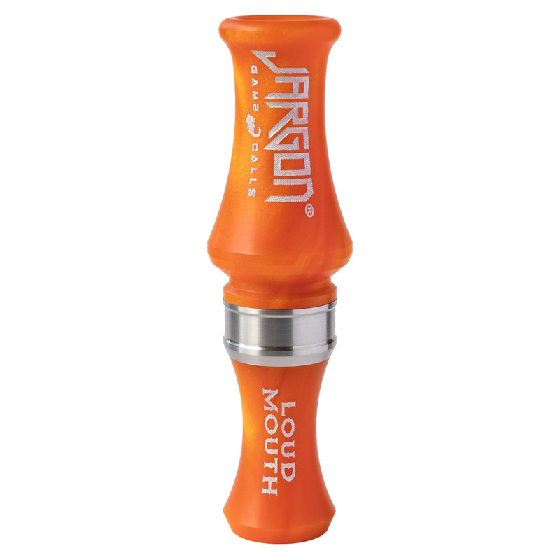 Jargon Loud Mouth Single Reed Duck Call in Orange Pearl Color